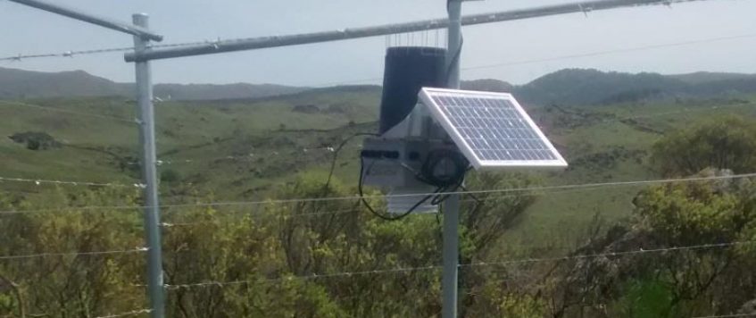 Instalación de Estación Meteorológica- Río Los Sauces