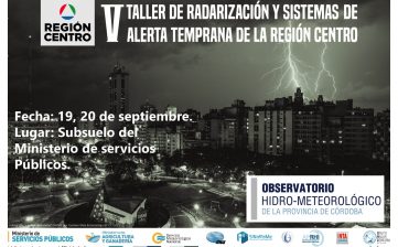Omixom, participará del V Taller de Radarización y Sistemas de Alerta Temprana de la Región Centro