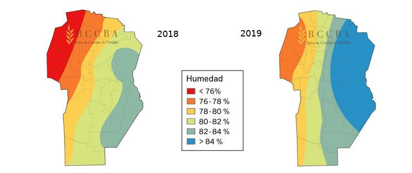 Un Mayo más húmedo que en 2018