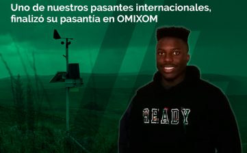 Uno de nuestros pasantes internacionales, finalizó su pasantía en OMIXOM